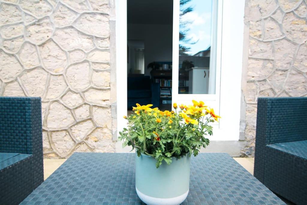 Appartement Avec Terrasse Privee, Plage A Pied Saint-Aubin-Sur-Mer  Exterior photo