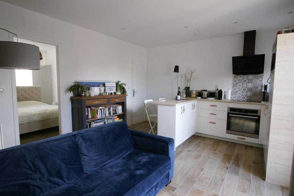 Appartement Avec Terrasse Privee, Plage A Pied Saint-Aubin-Sur-Mer  Exterior photo